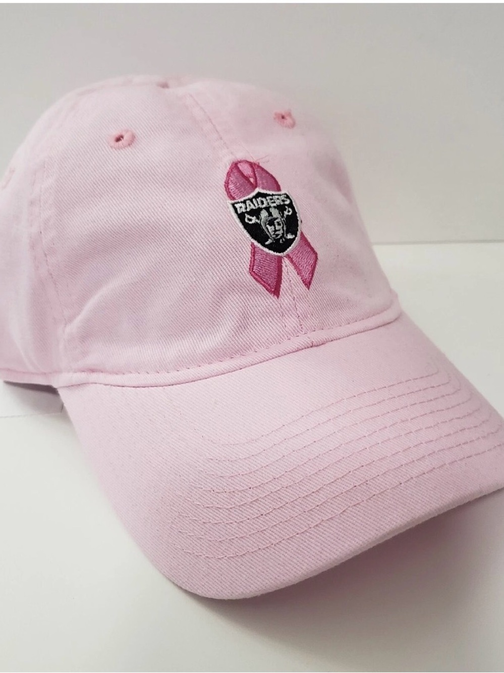 🌸Raiders Womens Pink Breast Cancer Awareness Hat Cap
